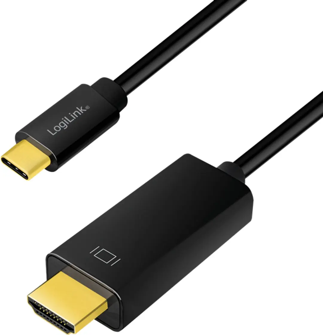 Logilink USB Type-C naar HDMI Kabel 4K60 - 1,8m - Zwart - afbeelding 6 van 6
