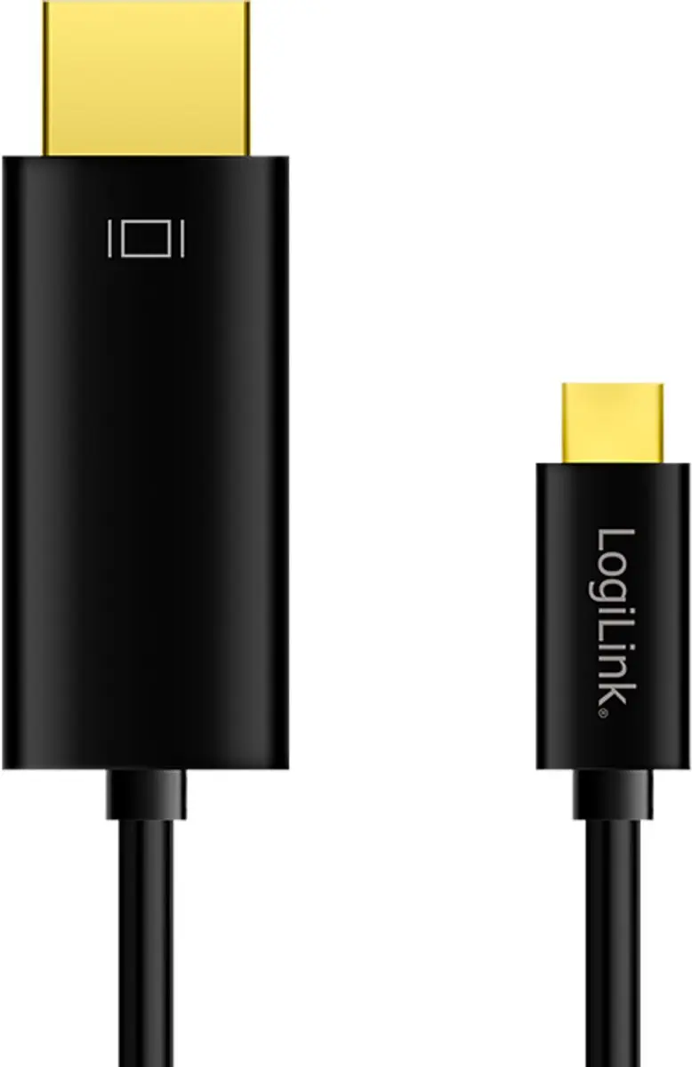 Logilink USB Type-C naar HDMI Kabel 4K60 - 1,8m - Zwart