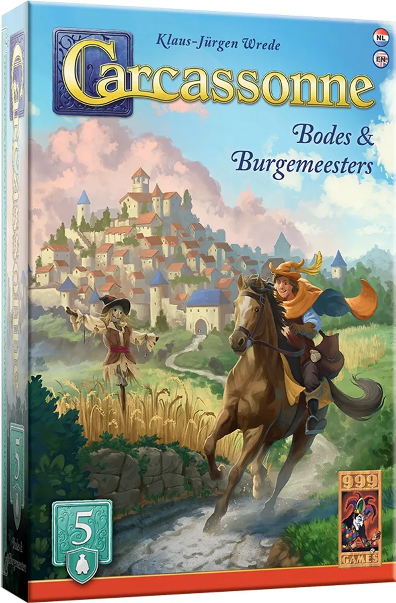 999 Games Carcassonne Bodes & Burgemeesters Uitbreiding 5 - NL/EN