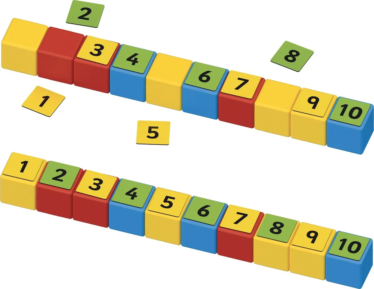 Geomag MagiCube Wiskunde Bouw 55 Stuks - Multikleur