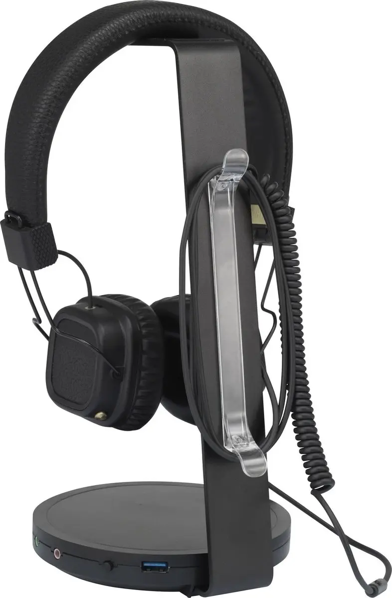 Renkforce RF-4284834 Headsethouder 3.5mm Jack - Zwart