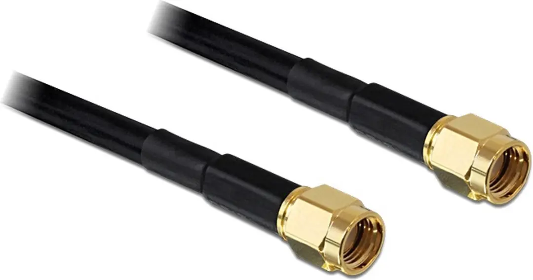 Delock RP-SMA Stecker LMR195 5m