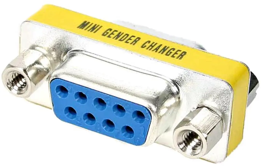 Startech GC9SF DB9 Gender Changer - F/F - Meerkleurig
