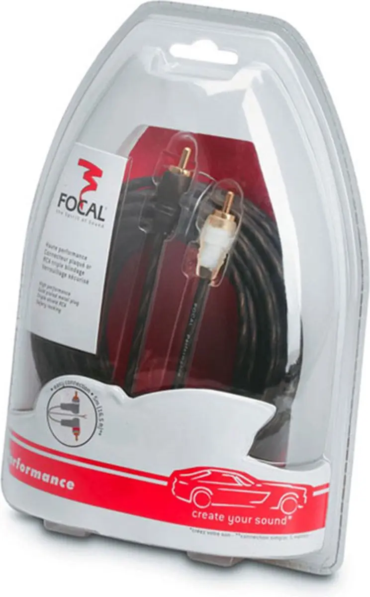 Focal PR5 Audiokabel 5m - RCA - Bruin
