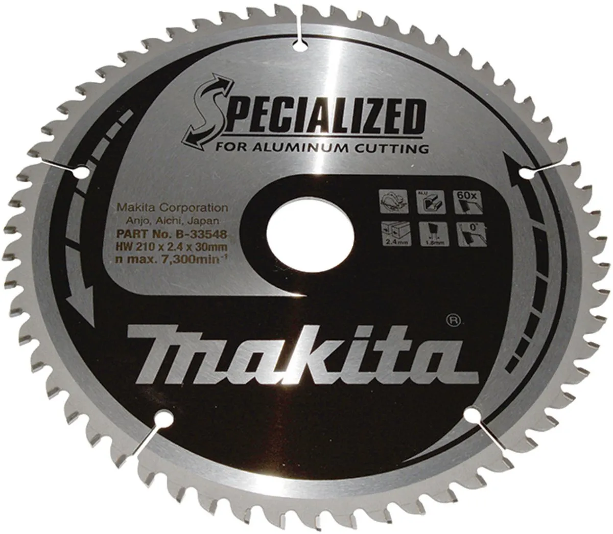 Makita B-33548 Aluminium Zaagblad 210mm