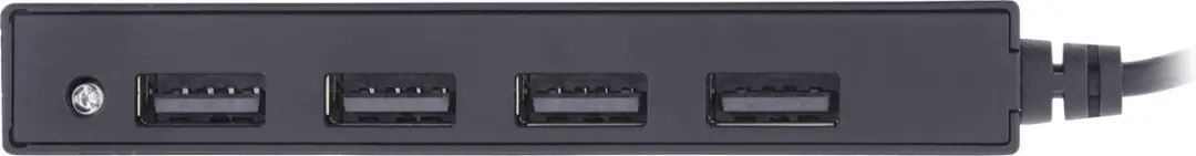 InLine USB 2.0 4-poorts Hub 15cm - Zwart