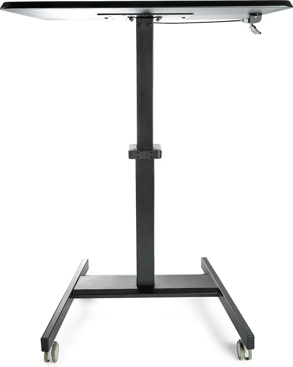 Startech STSCART2 Mobiel Ergonomisch Zit-Sta Bureau - Zwart