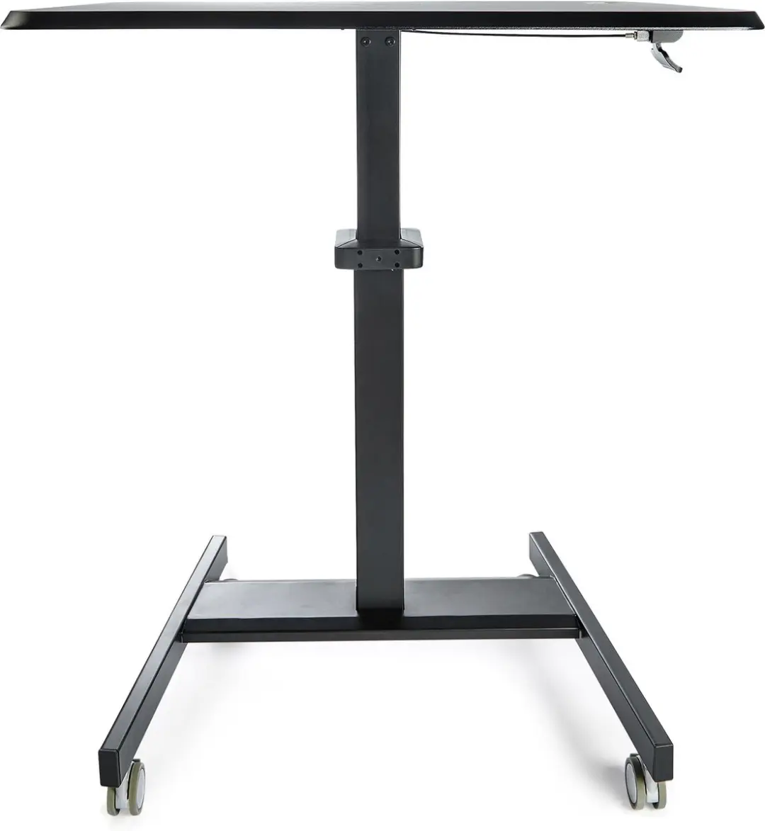 Startech STSCART2 Mobiel Ergonomisch Zit-Sta Bureau - Zwart