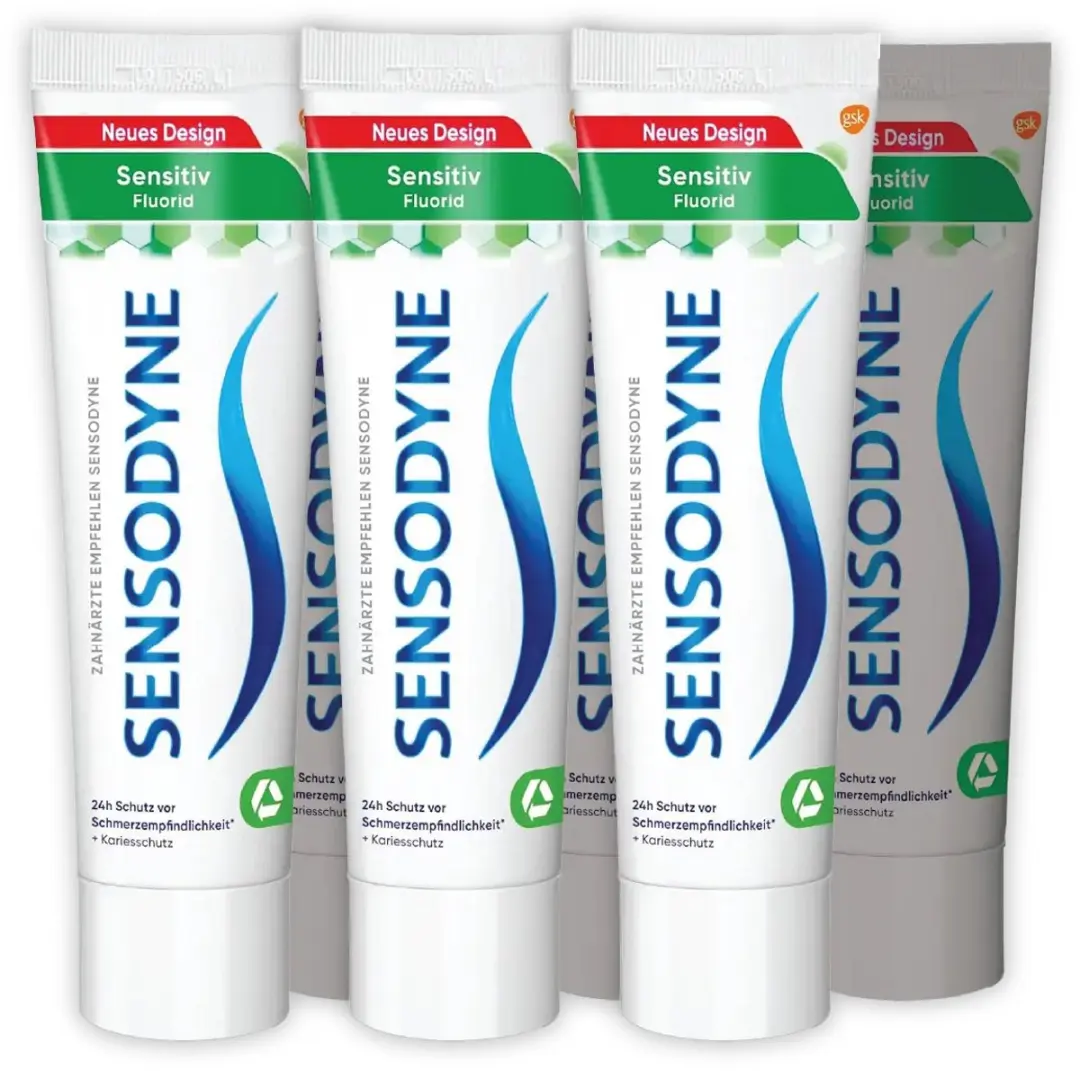 Sensodyne Tandpasta Sensitive Fluoride 6x75ml