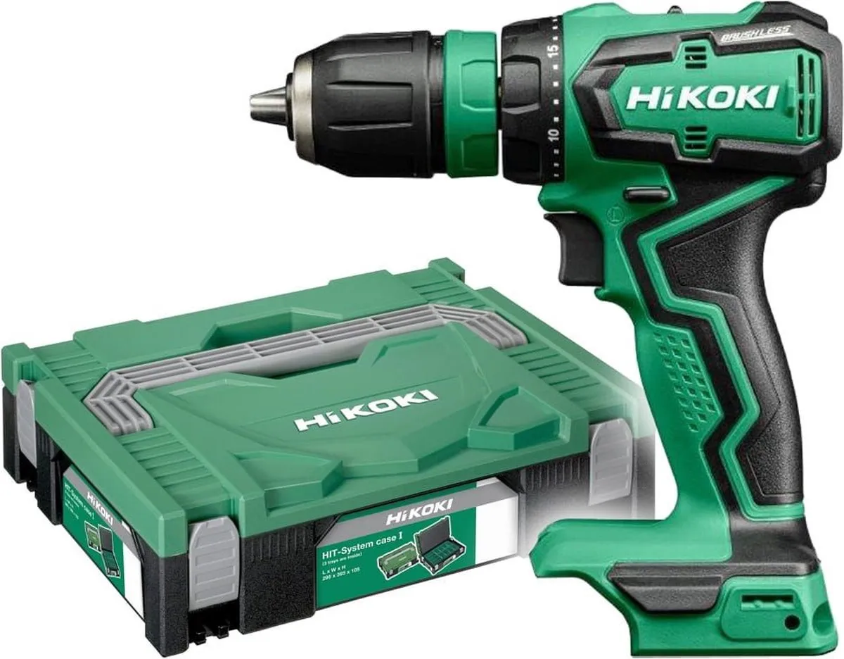 Hikoki DS18DDQW2Z Accu Boor-Schroefmachine 55Nm - 2 Snelheden
