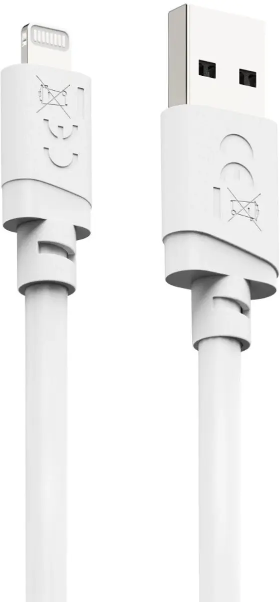 Hama 00201802 USB-A naar Lightning Kabel 3m - Wit