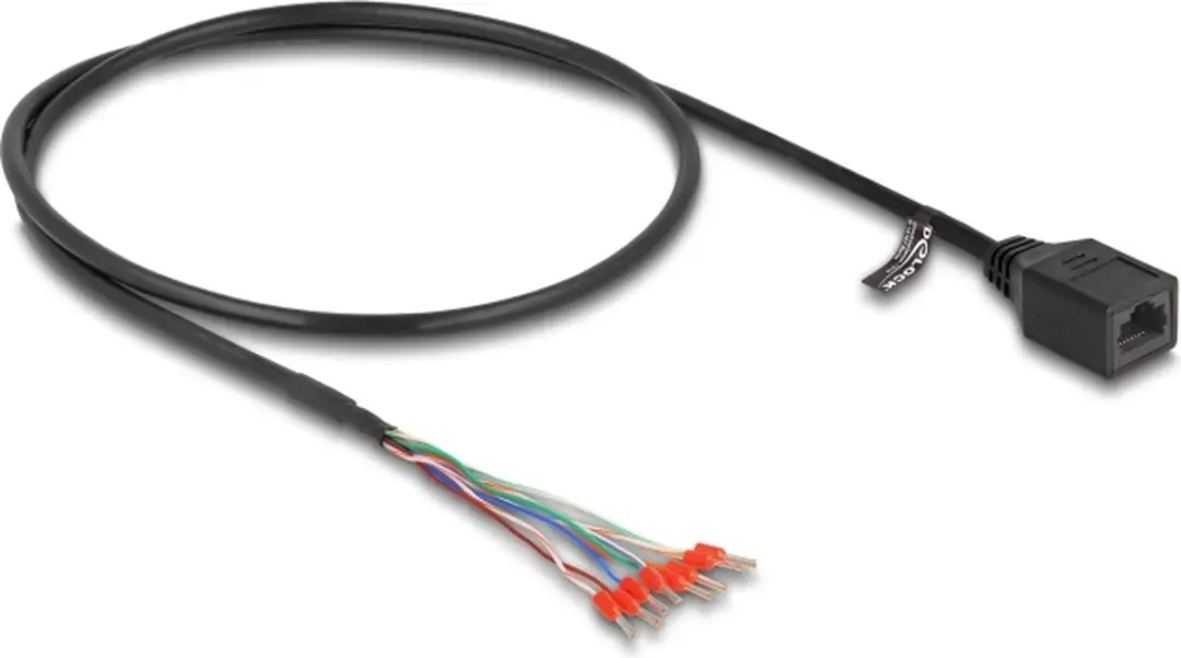 Delock RJ45 Kabel Ferrules Cat.5e - 50cm - Zwart