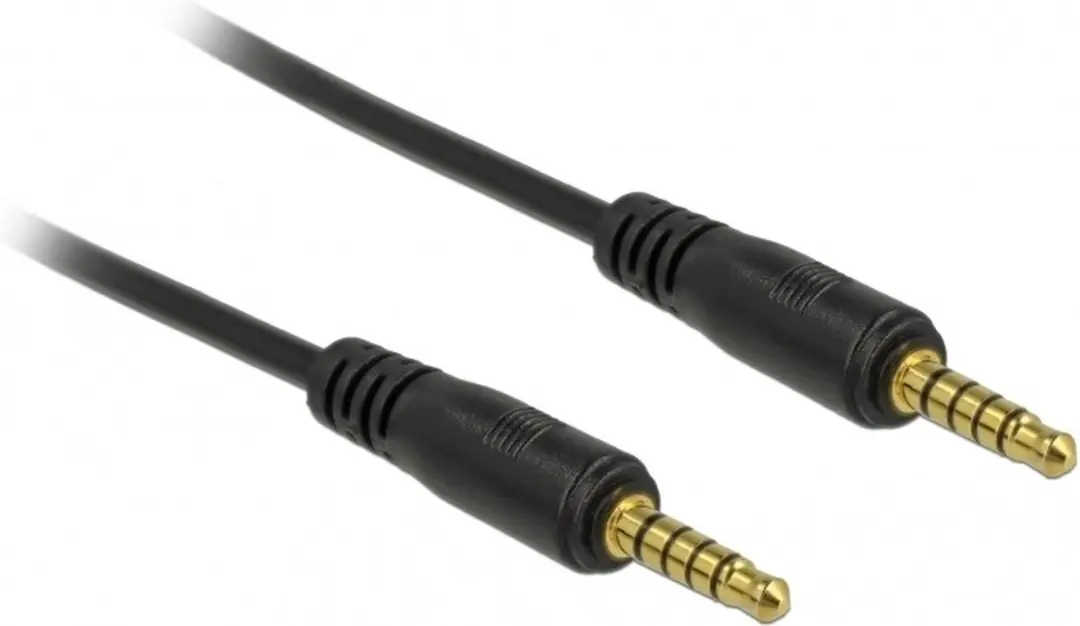 Delock 3,5mm Jack 5-polig Audiokabel 0,5m