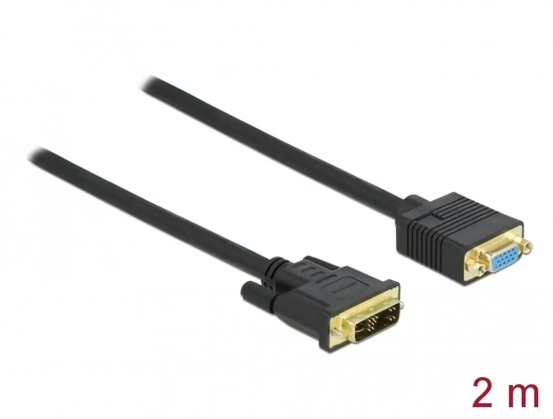 Delock DVI naar VGA Kabel 2m