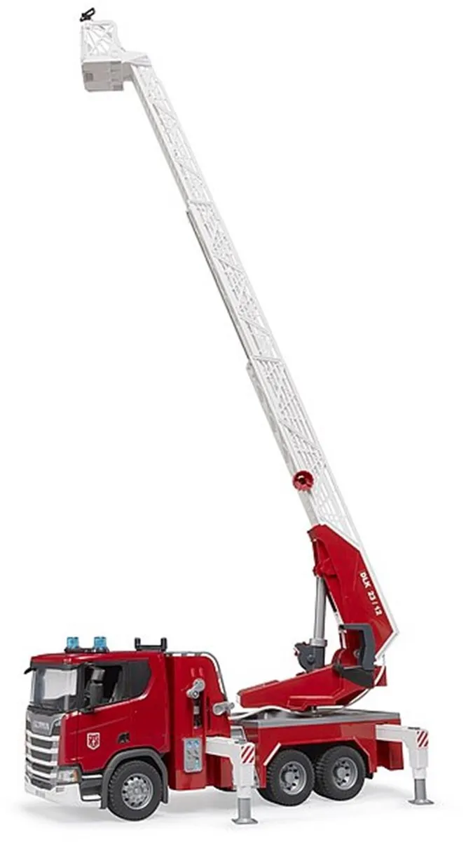 Bruder Scania Super 560R Brandweerwagen - Waterpomp Licht Geluid