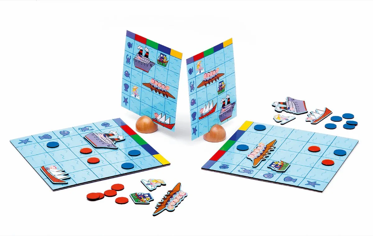Djeco Naviplouf Magnetisch Zeeslagspel - 2 Spelers - afbeelding 2 van 5