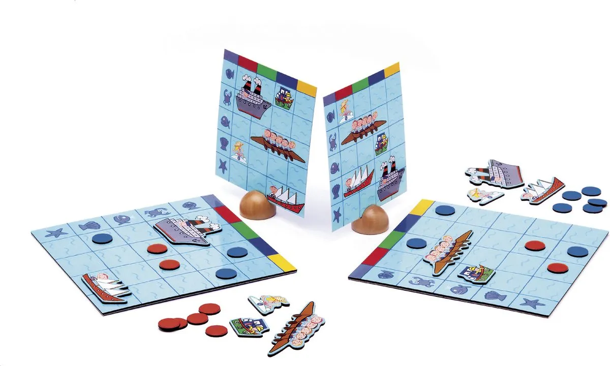 Djeco Naviplouf Magnetisch Zeeslagspel - 2 Spelers - afbeelding 3 van 5