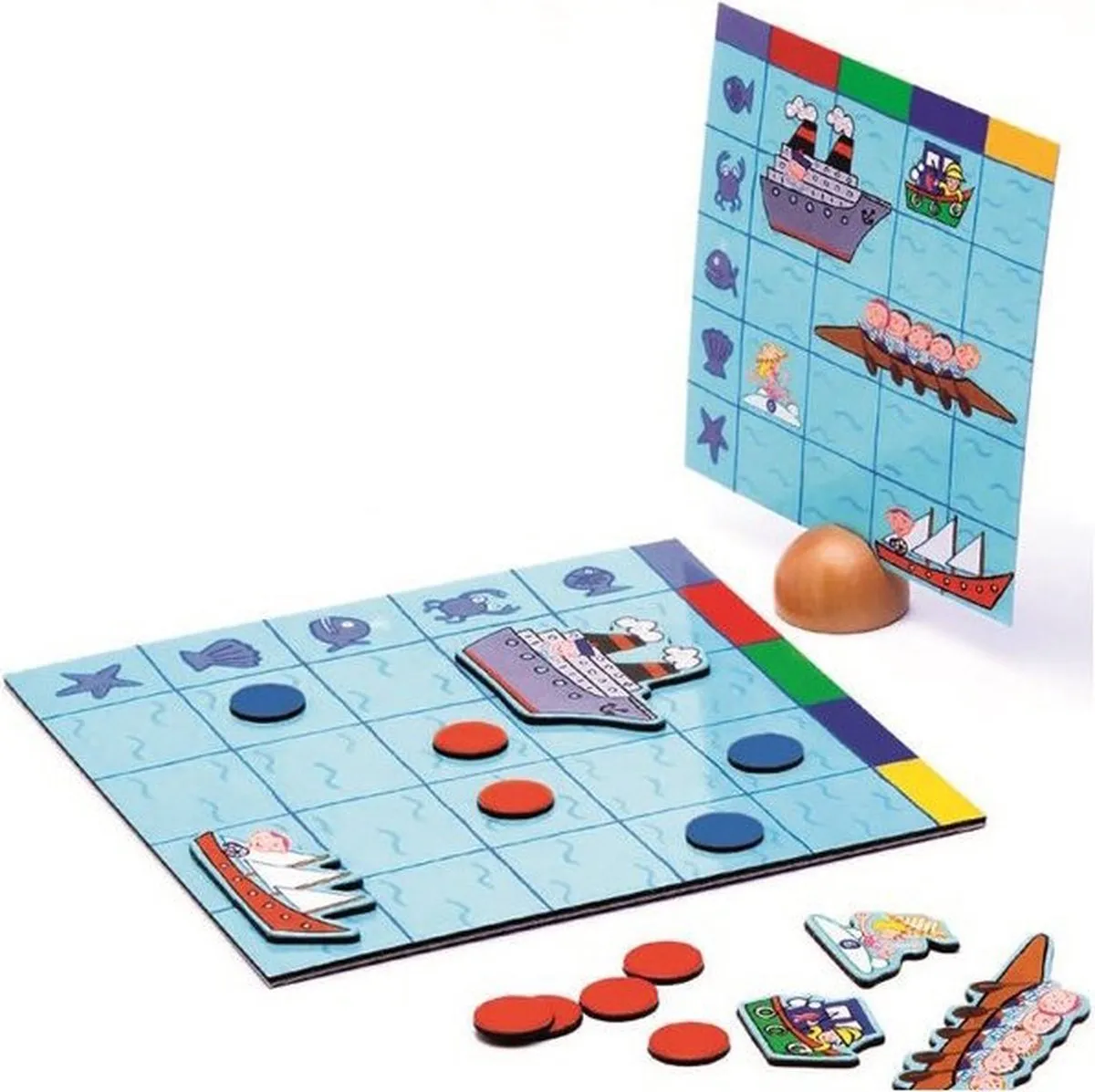 Djeco Naviplouf Magnetisch Zeeslagspel - 2 Spelers - afbeelding 5 van 5