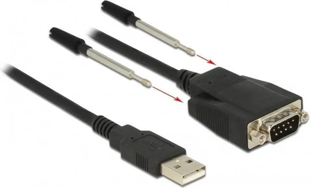 Delock USB-A naar 9-pins SUB-D RS232 Adapter 0,45m