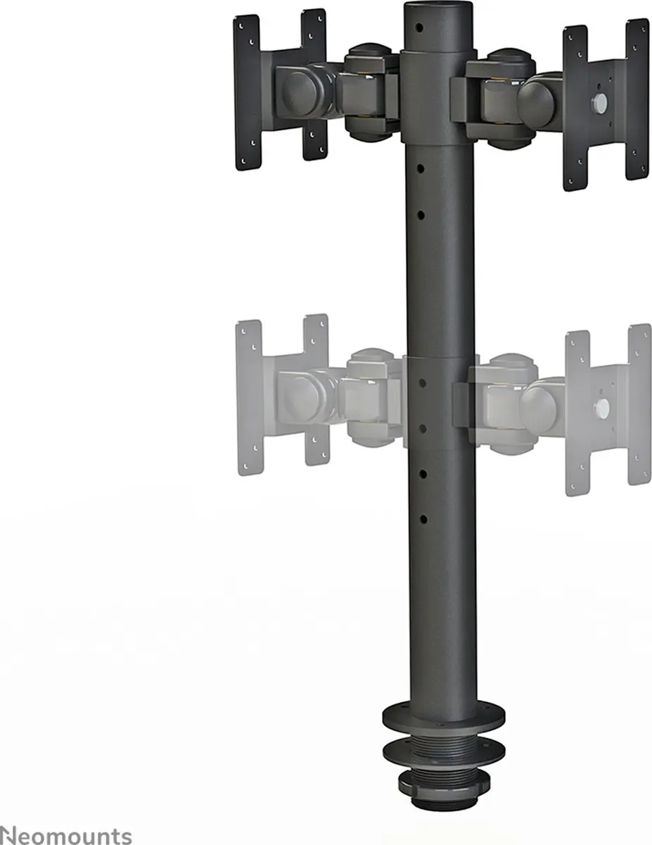 Neomounts FPMA-D050DBLACK Monitorarm 2 schermen - 10-30" - 0-10kg/scherm - Zwart
