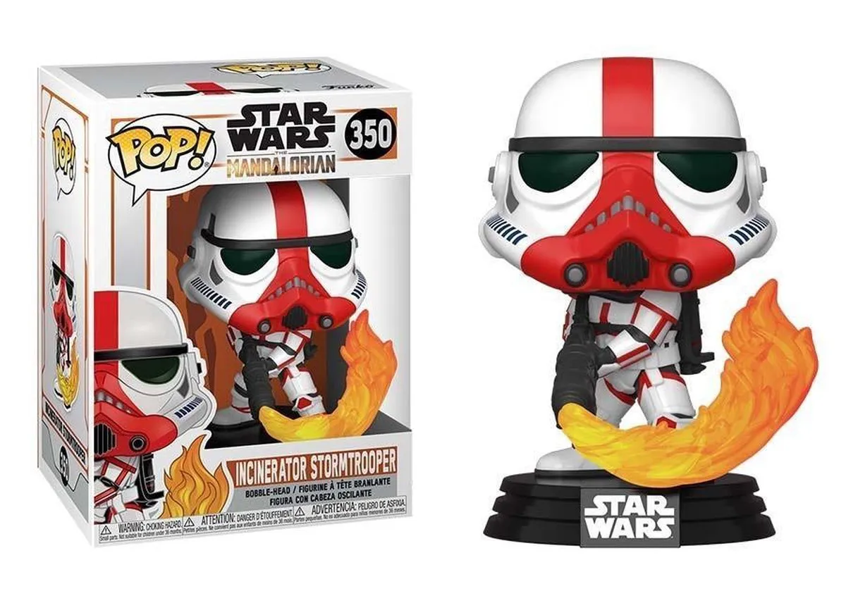 Funko Pop! The Mandalorian Incinerator Stormtrooper FUN45542 - Multicolor