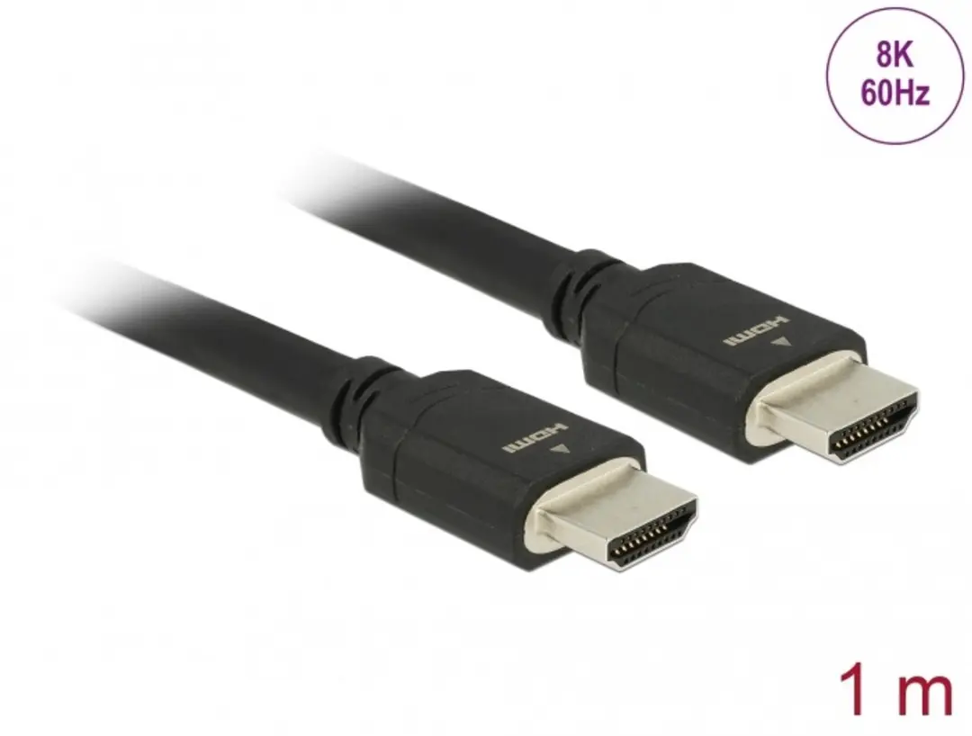 Delock Ultra High Speed HDMI Kabel 48Gbps 8K 60Hz 1m