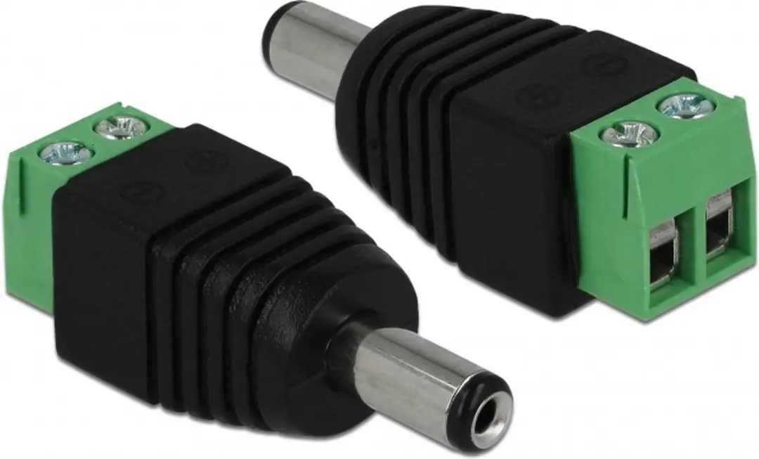 Delock Adapter DC 2,1x5,5mm Stecker
