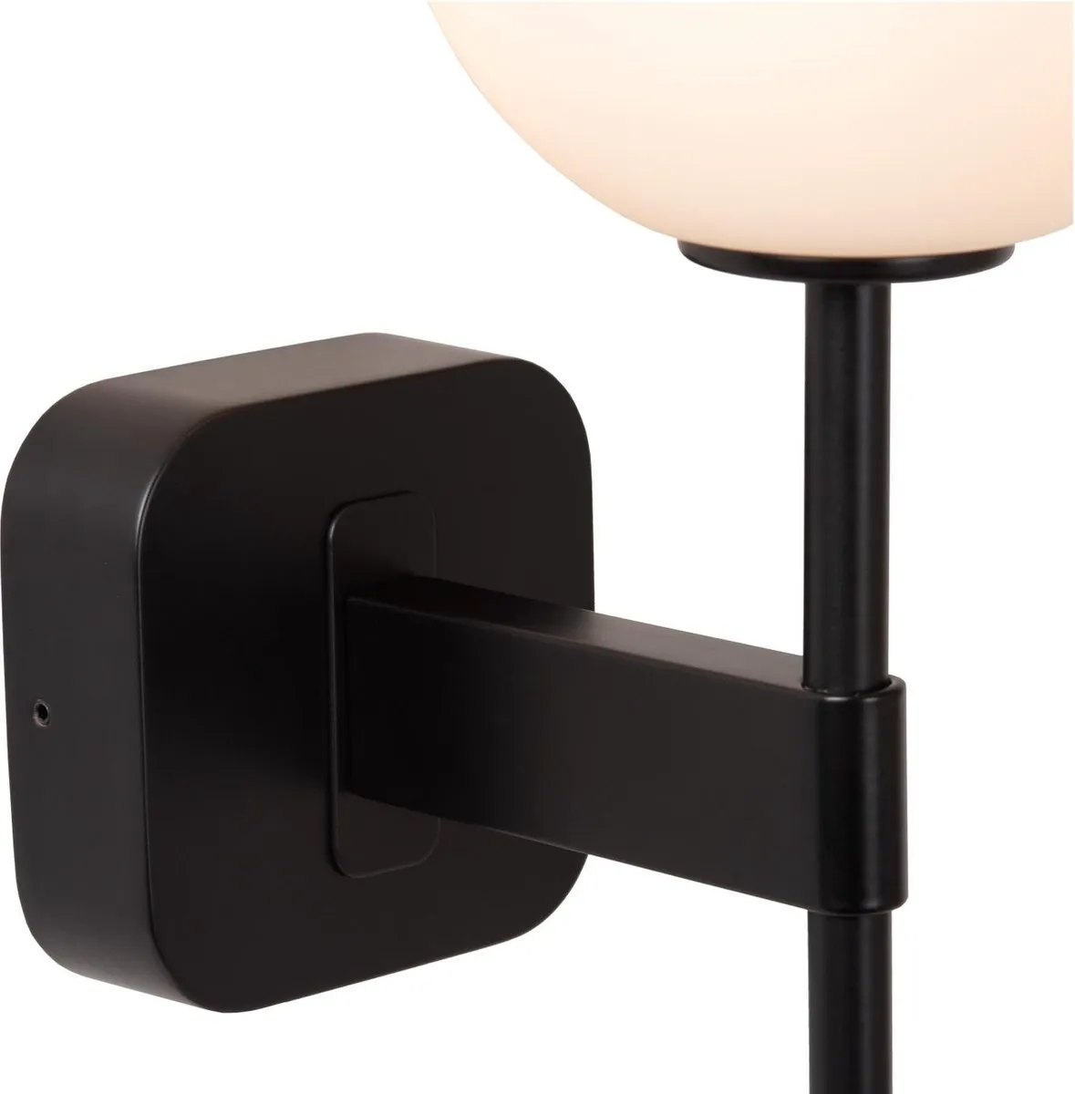 Lucide ELDA Wandlamp Badkamer 1xG9 IP44 - Zwart