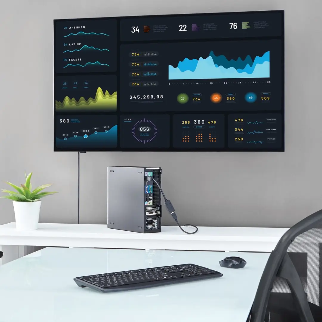 Startech DisplayPort naar HDMI Adapter DP2HDMI - Zwart
