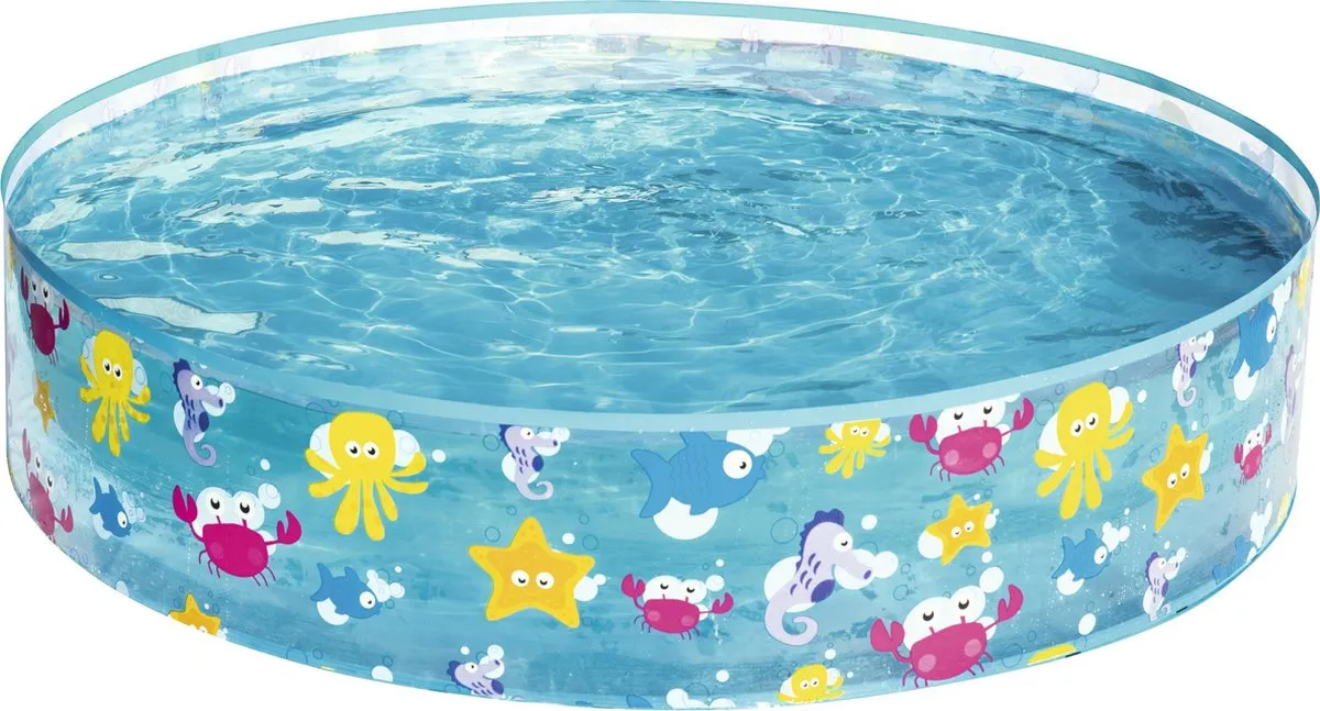 Bestway Fill 'N Fun Opzetzwembad 122cm - 277L - Multi-Colour - afbeelding 2 van 6