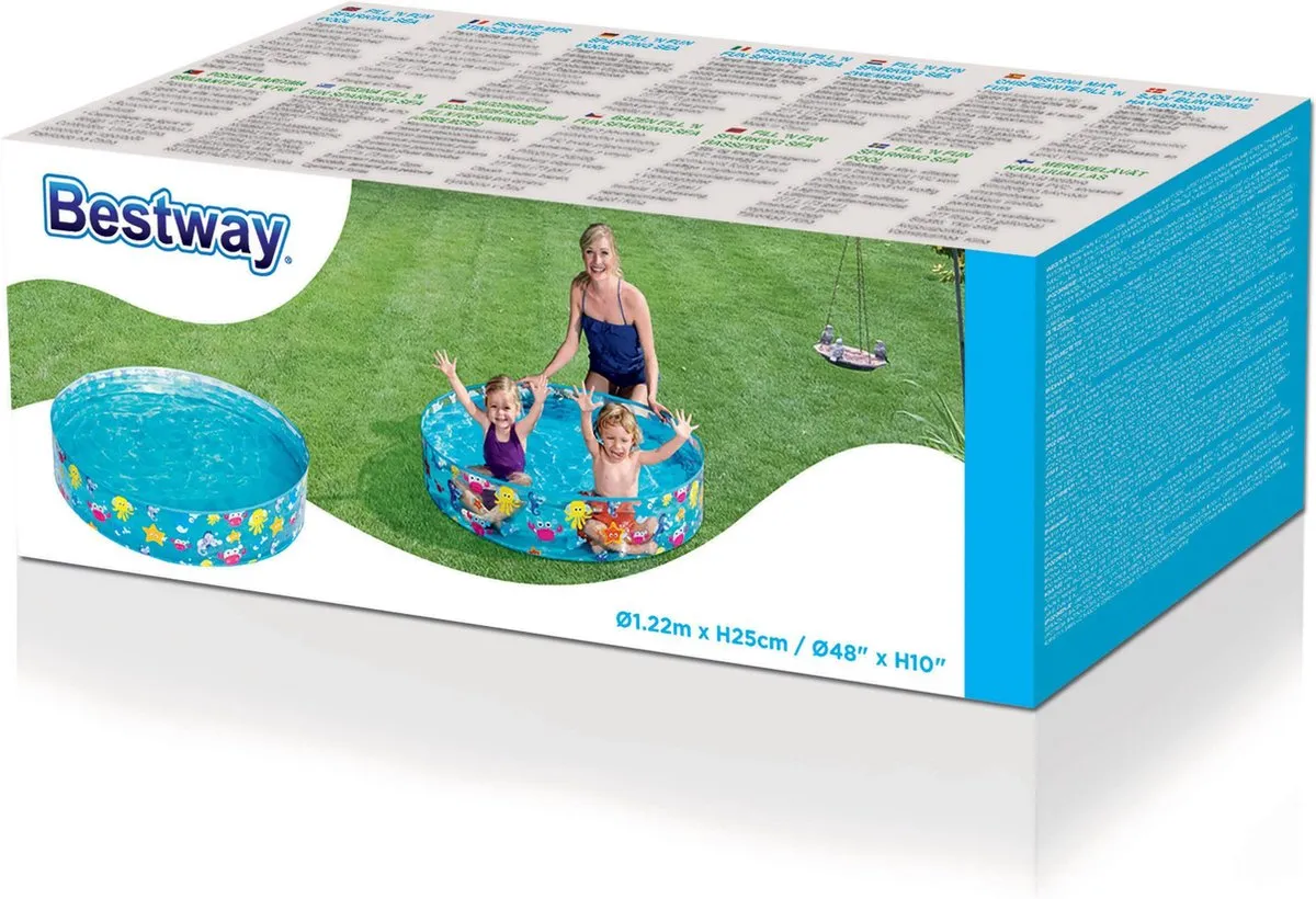 Bestway Fill 'N Fun Opzetzwembad 122cm
