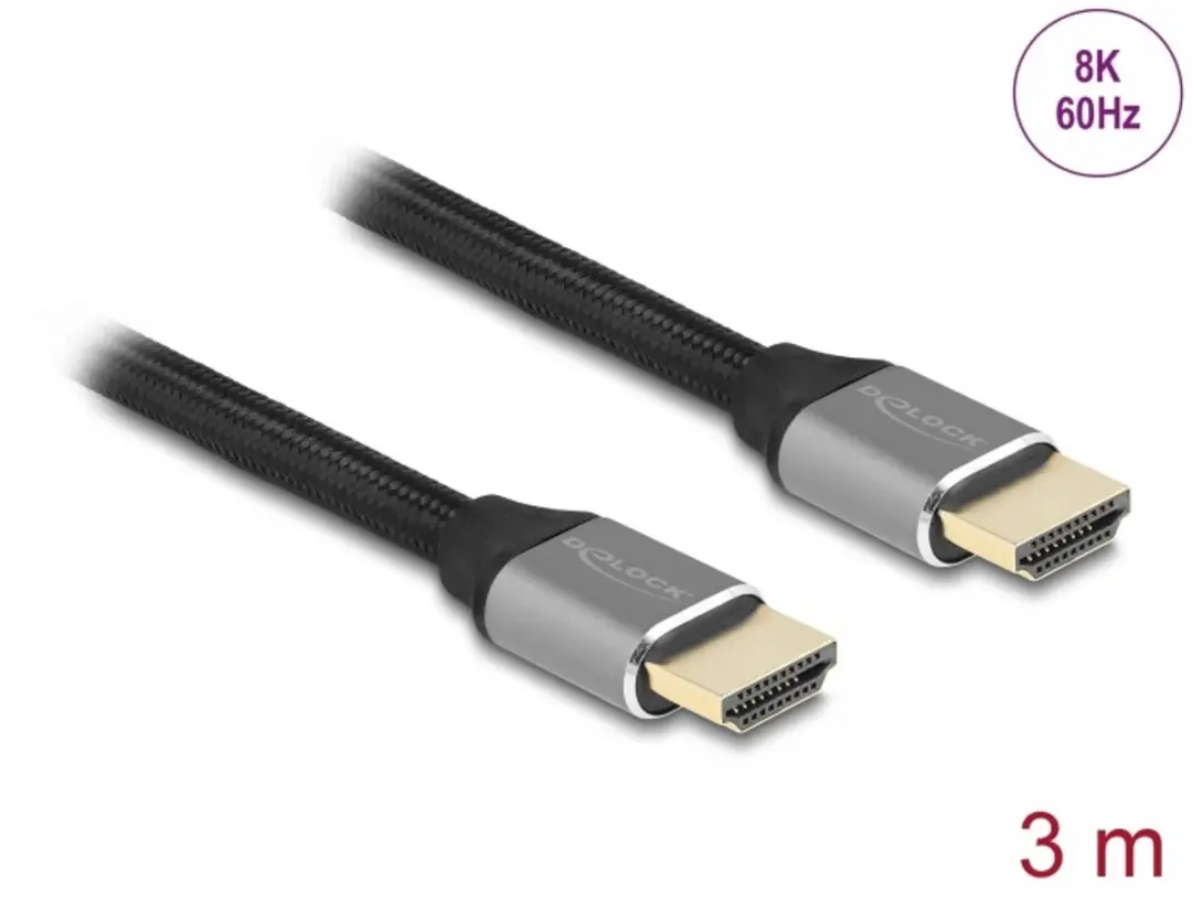 Delock Ultra High Speed HDMI Kabel 48Gbps 8K 60Hz