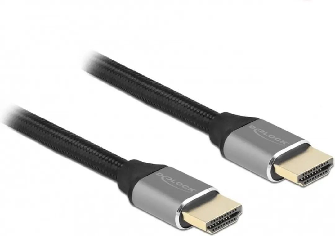 Delock Ultra High Speed HDMI Kabel 48Gbps 8K 60Hz - 3m - Grijs