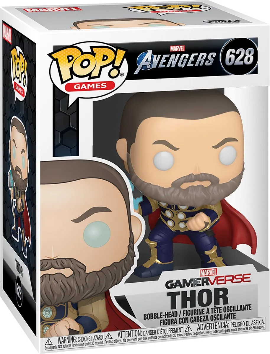 Funko POP! Marvel Avengers Game Thor Stark Tech Suit 47758 - Multicolor