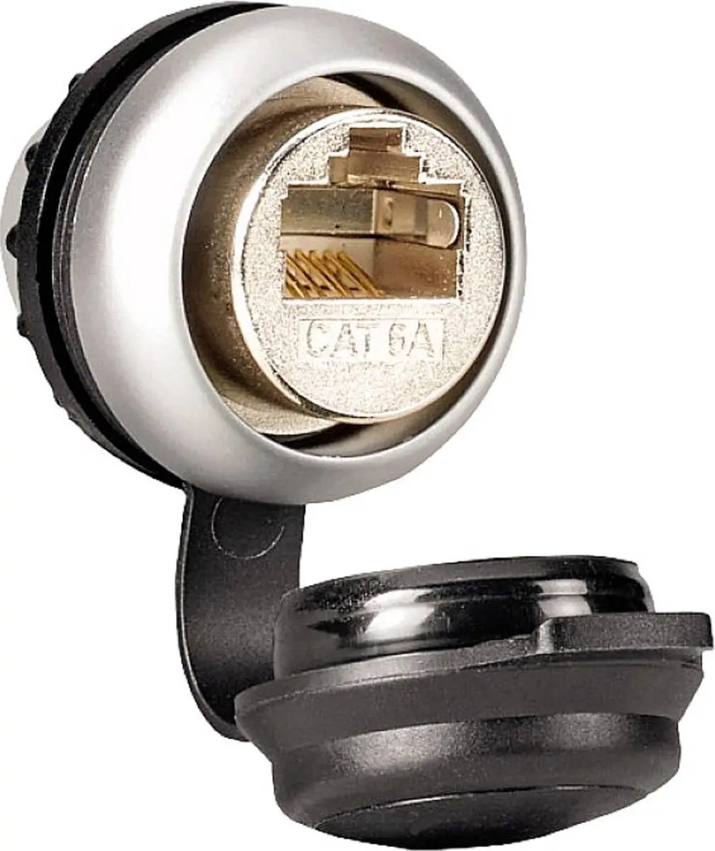 Eaton M22-RJ45-CAT6A RMQ Titan Inbouwbus - EP-400122