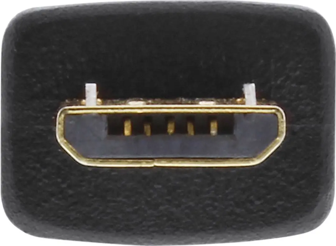 InLine USB Micro-B naar USB-A Kabel 2.0 - 0,5m - Zwart