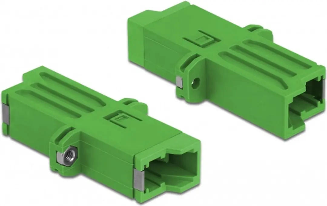 Delock Optic Fiber Coupler E2000 Simplex female - Groen