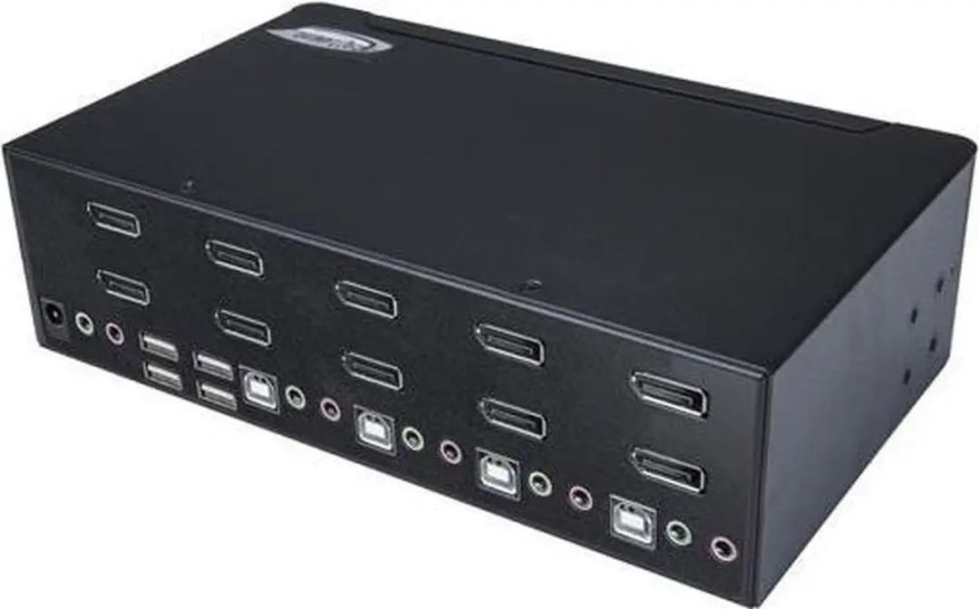 Startech SV431DPDDUA2 4-poorts Dual DisplayPort KVM Switch - 4K 60Hz - Wit