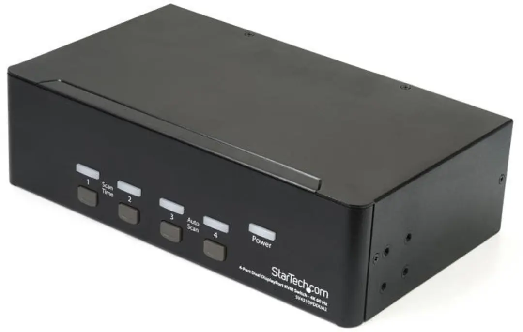 Startech SV431DPDDUA2 4-poorts Dual DisplayPort KVM Switch