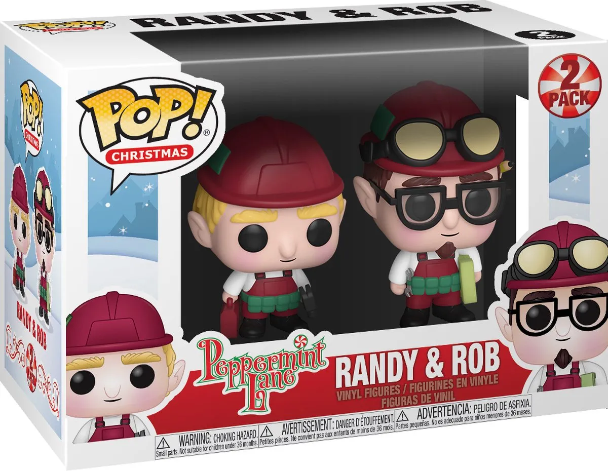 Funko Pop Peppermint Lane Randy & Rob 2-Pack - Multicolor