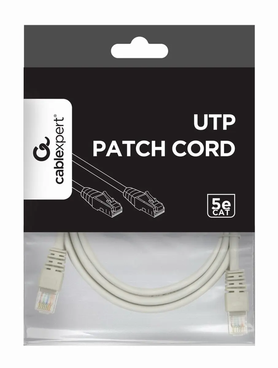 Gembird UTP Cat5E Kabel 1,5m - Grijs
