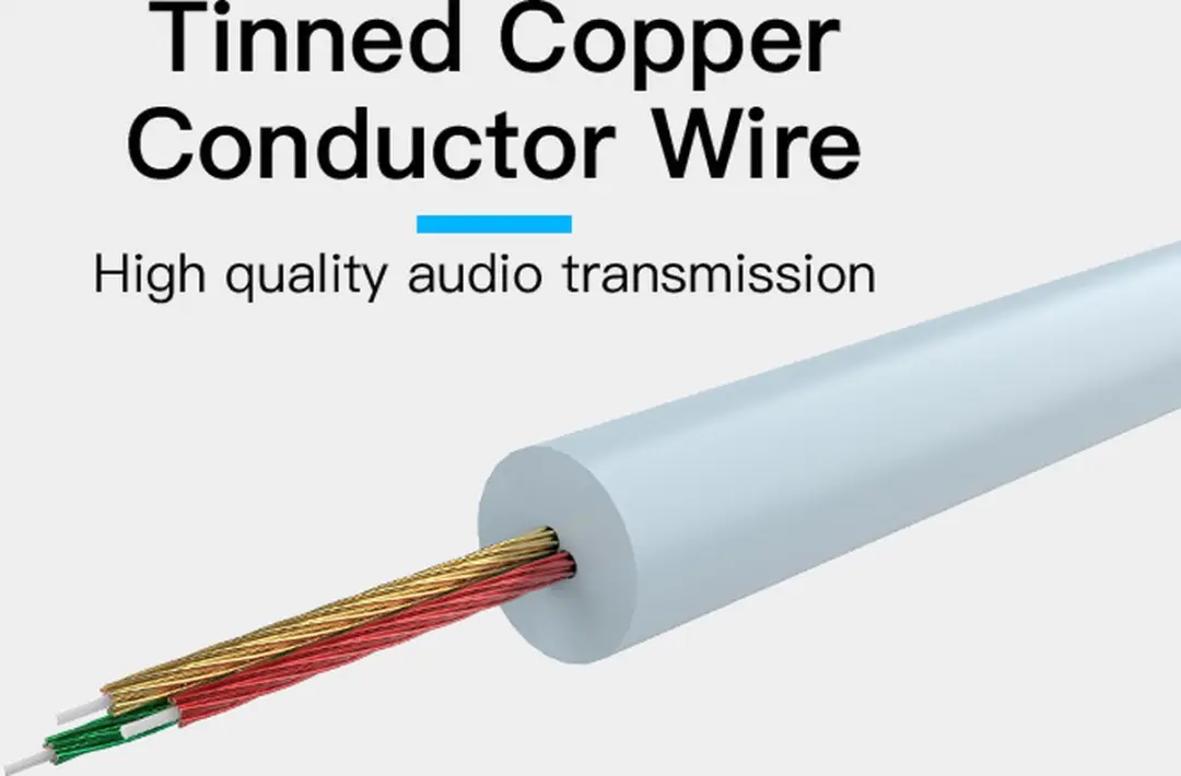 Vention Audiokabel 3,5mm naar 2x RCA - Zwart
