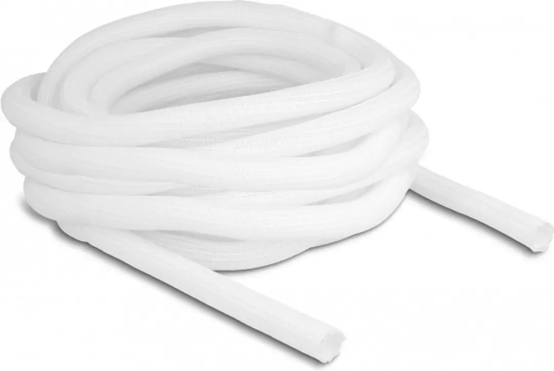 Delock Gevlochten Kabelmantel 10m 16mm - Wit