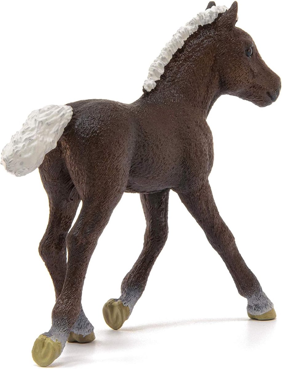SLH13899 Schleich Farm World - Zwarte Woud Paard Veulen, Figuur voor Kinderen 3+