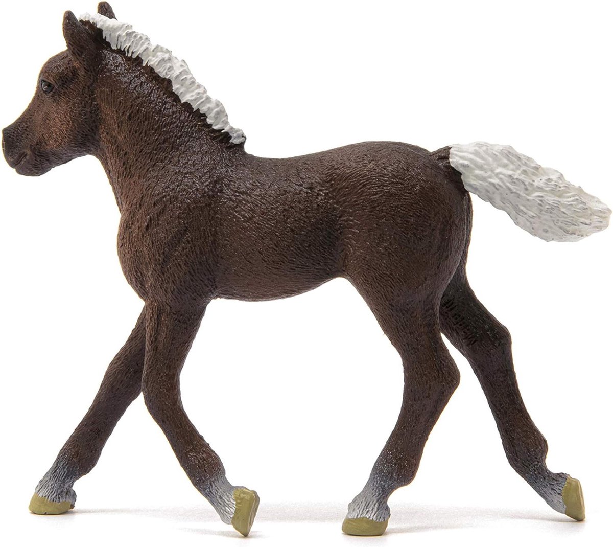 SLH13899 Schleich Farm World - Zwarte Woud Paard Veulen, Figuur voor Kinderen 3+
