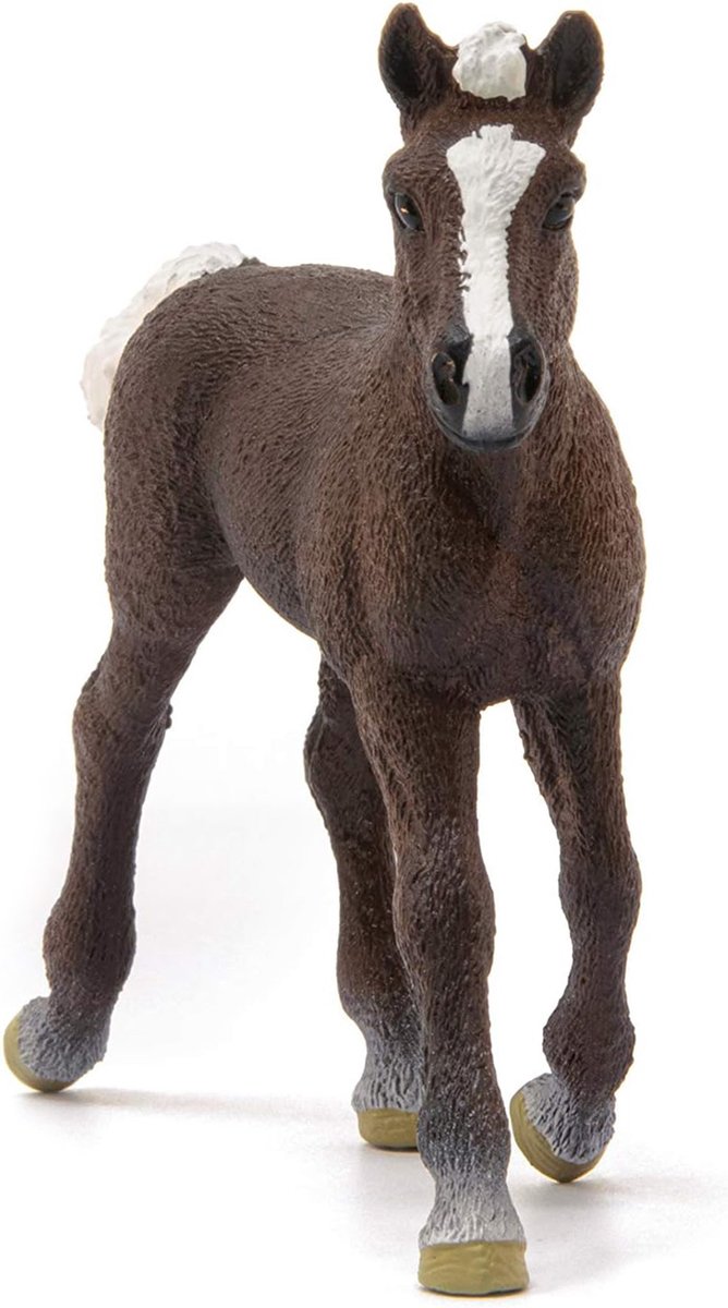 SLH13899 Schleich Farm World - Zwarte Woud Paard Veulen, Figuur voor Kinderen 3+