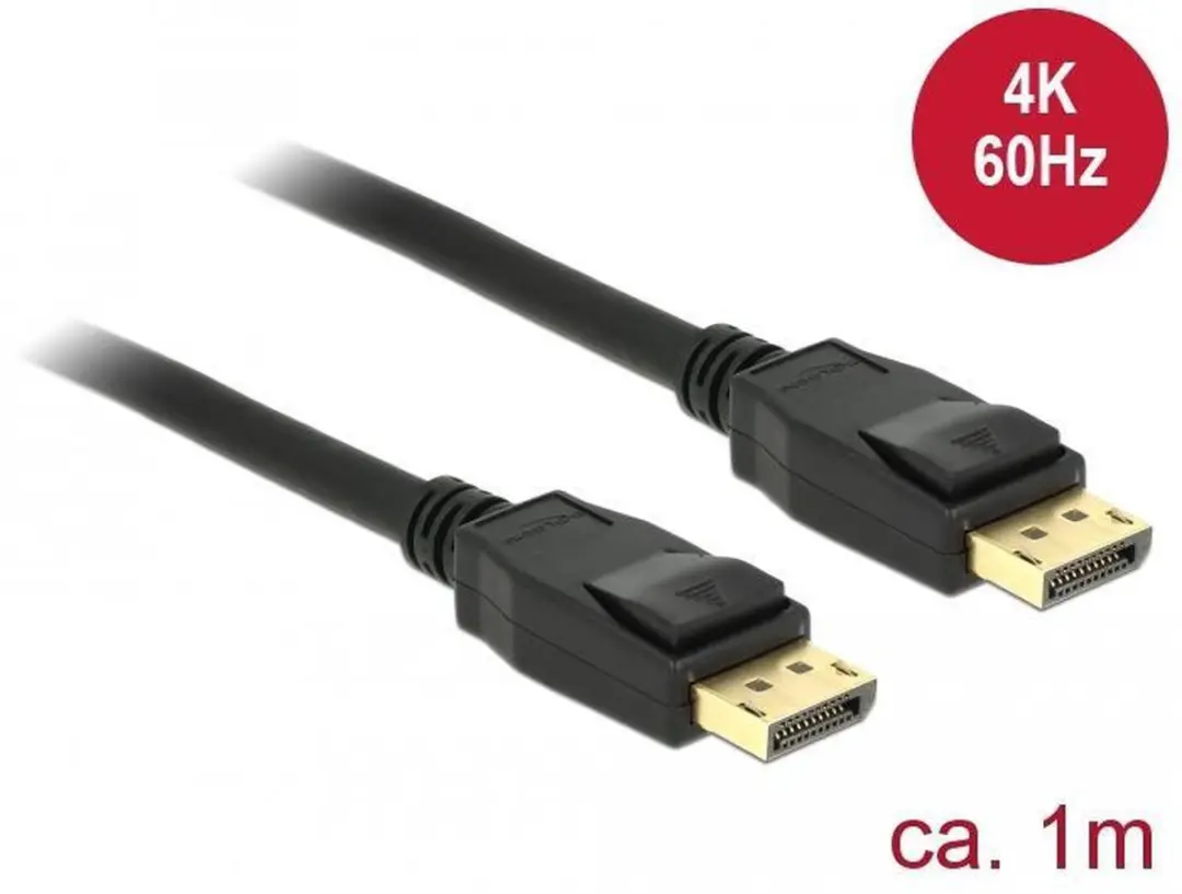 Delock DisplayPort Kabel 4K - Zwart