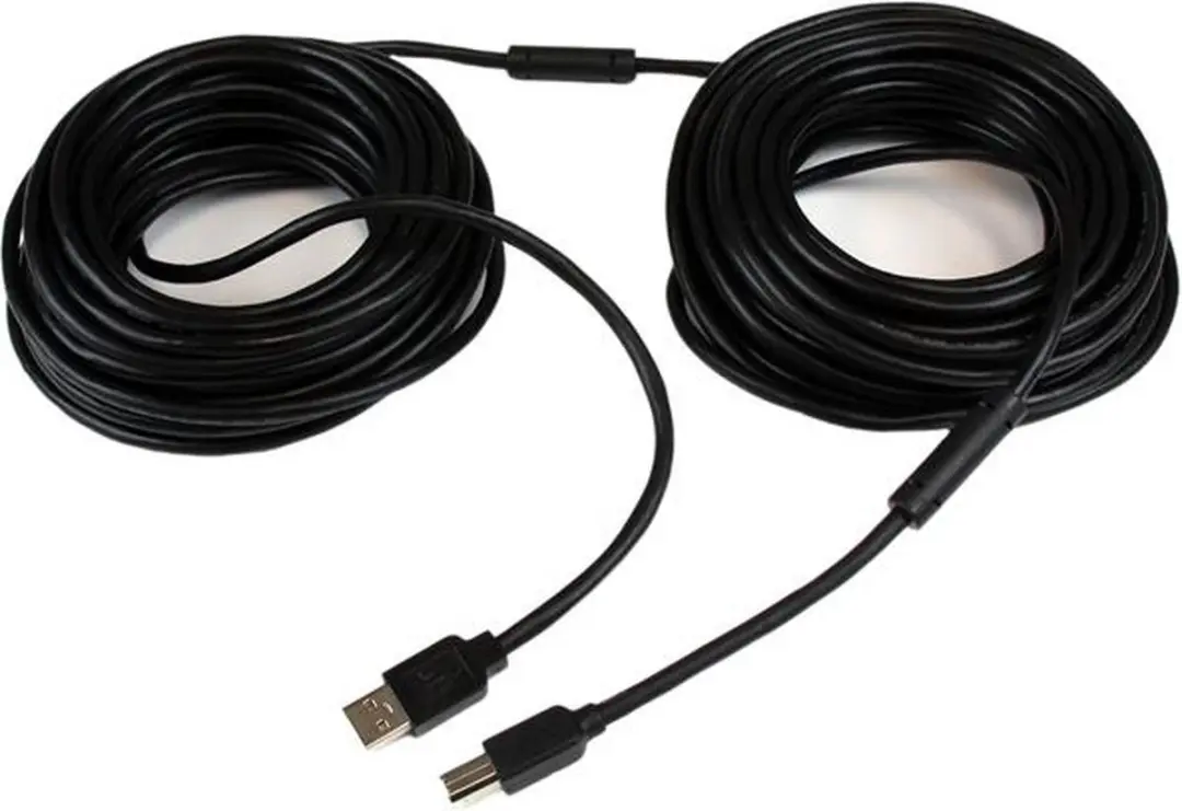 Startech USB 2.0 A-naar-B-kabel 20m - Zwart