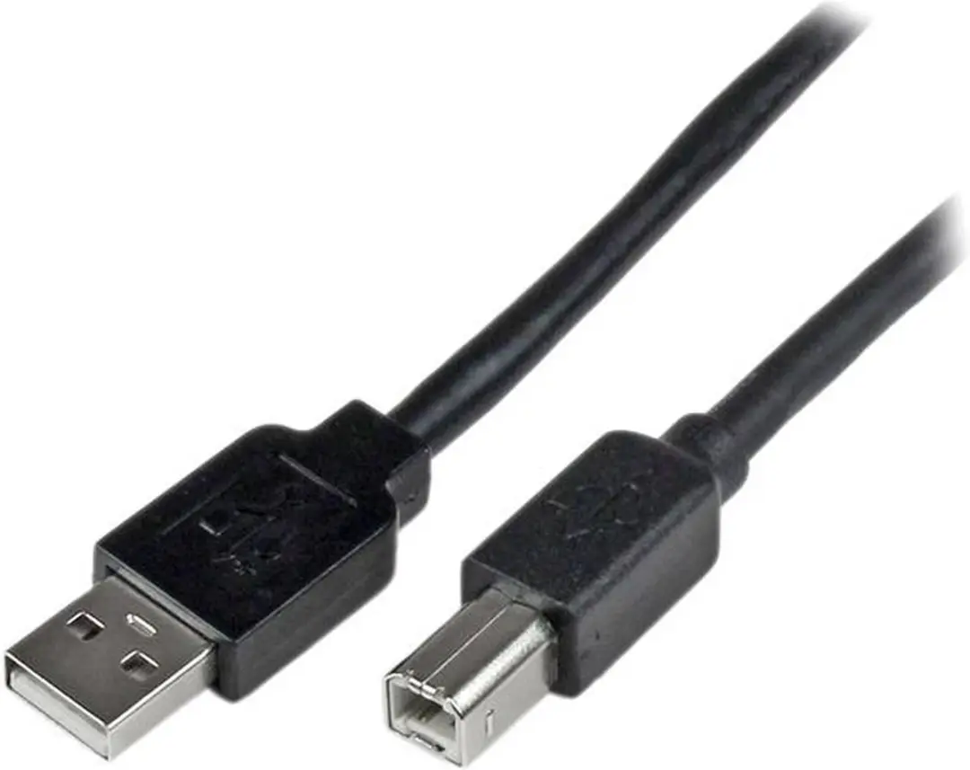 Startech USB 2.0 A-naar-B-kabel 20m - Zwart