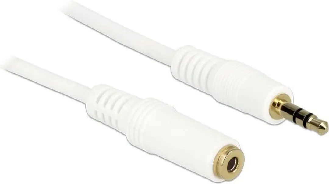 InLine 3,5mm Jack Stereo Audio Verlengkabel - 10m - Wit
